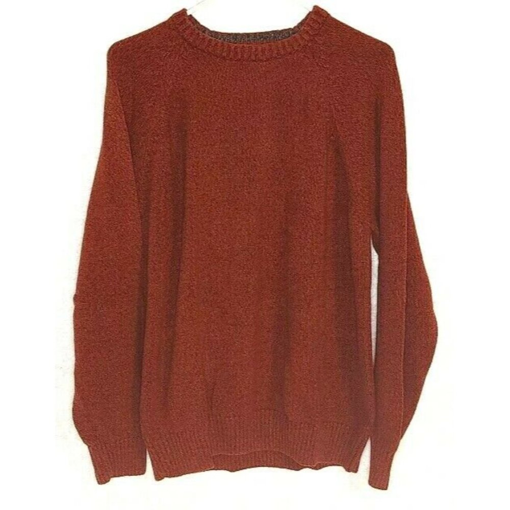GEOFFREY BEENE Men’s Vintage 100% Cotton Sweater Size Large - Burgundy